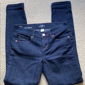 Loft Jeans. Modern Fit.  Size 0P.